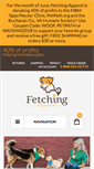 Mobile Screenshot of fetching-apparel.com